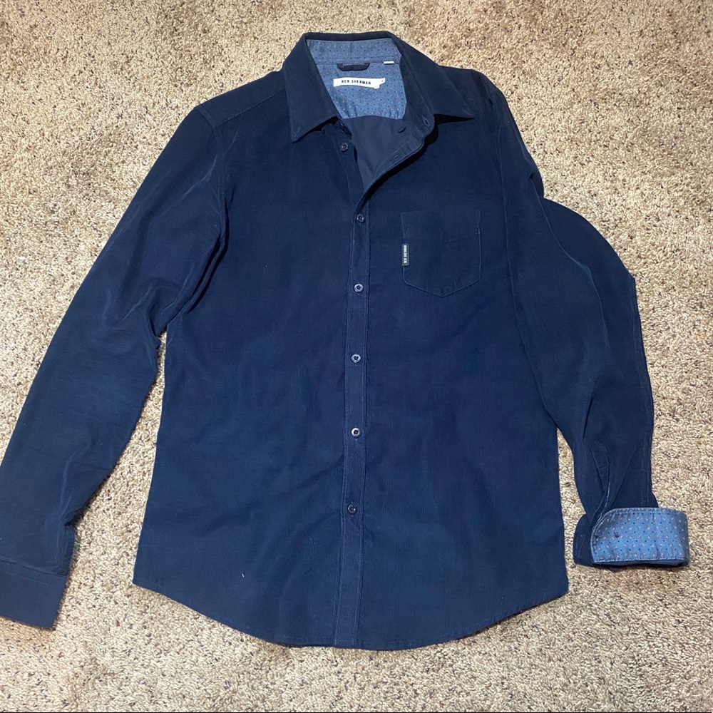 Cordoroy shirt blue